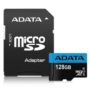 MICRO SDXC UHS-I V10 R100W25+ADP 128G