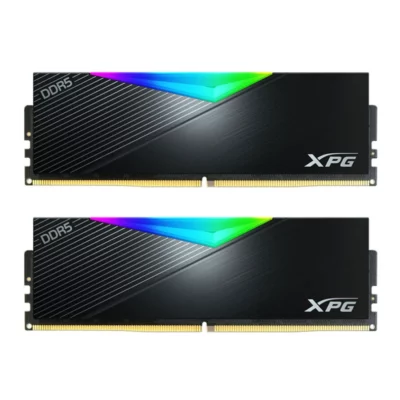 رم ای دیتا U-DIMM DDR5 Dual LANCER RGB Black 5200 16G