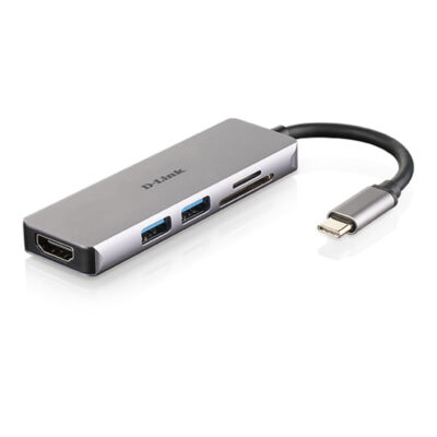 هاب USB دی لینک مدل DUB-M530 5-in-1 USB-C Hub with HDMI