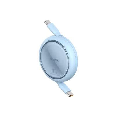 کابل Baseus Free2Draw Mini Retractable Charging Cable Type-C to Type-C 100W 1m
